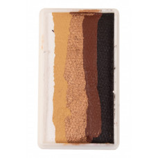 Splitcake Block 43361 d.br./m.br./goud/l.goud/p.white 28 gr. 25